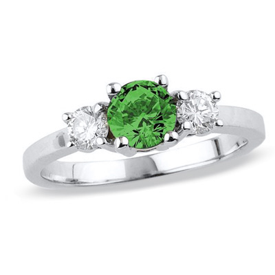 绿色钻石戒指有多稀有