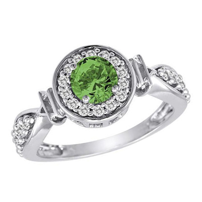 绿色彩钻的简介  绿色钻石的寓意
