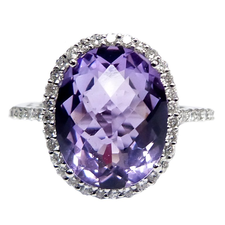 紫色钻石戒指有多稀有