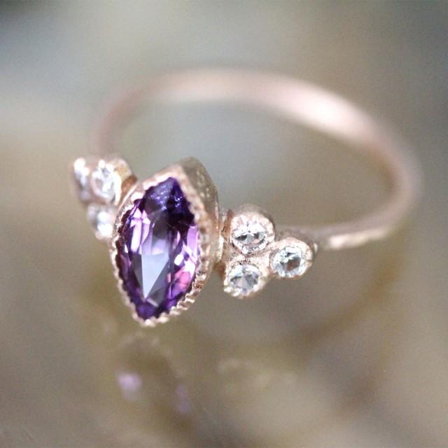 紫色钻石戒指价格