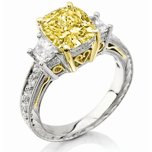 黄钻石戒指价格是多少