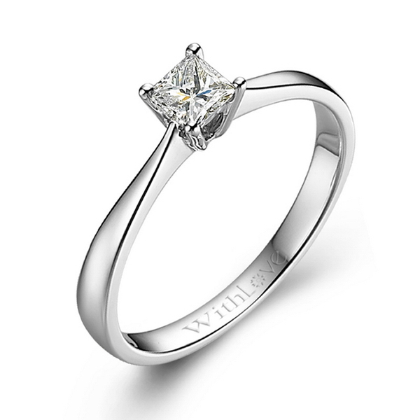 少女之心公主方钻石戒指的价格是多少