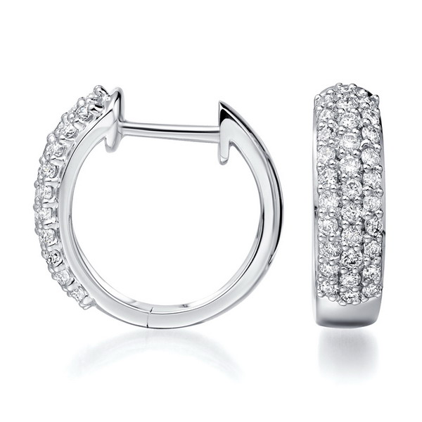 铂金钻石耳环价格贵吗?